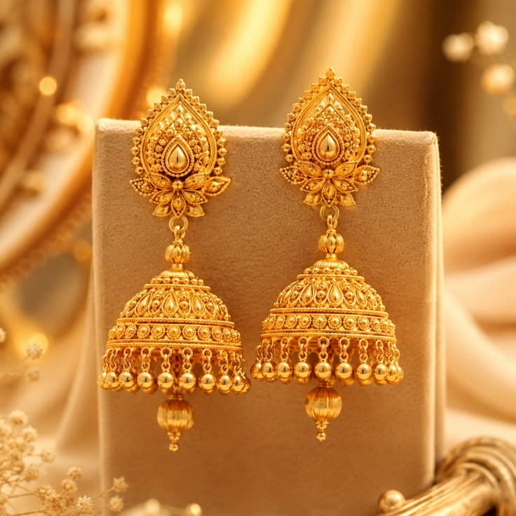 Beautiful jhumkas