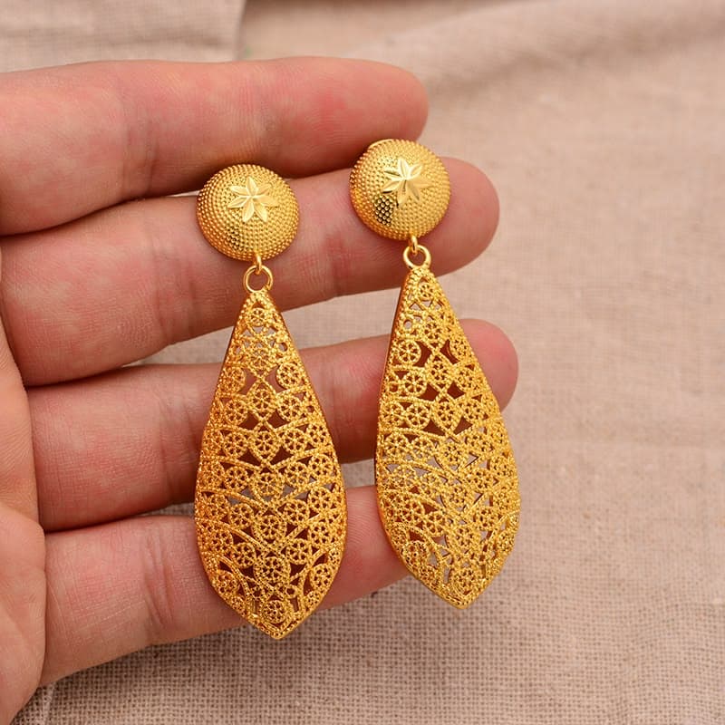 24k Gold ear rings